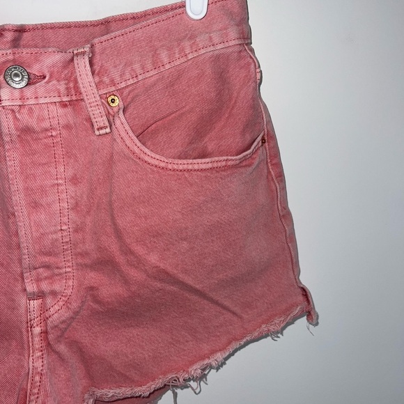 Levi's Pink 501 Original Denim Shorts size 30 - Picture 6 of 12